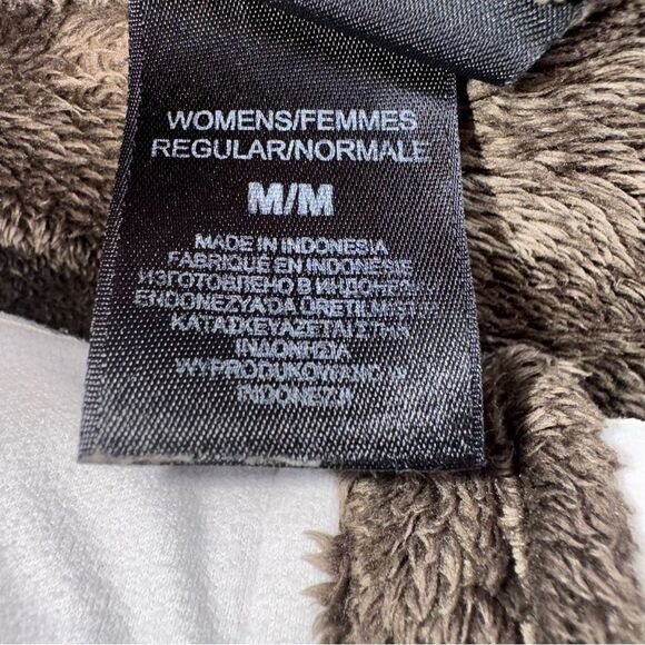 The North Face Women’s M Osito Expedition Full Zip Fleece Jacket Taupe Brown - Picture 3 of 6